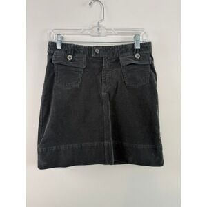 Patagonia Skirt Grey 2 Corduroy Organic Cotton Utility Mini Skirt
